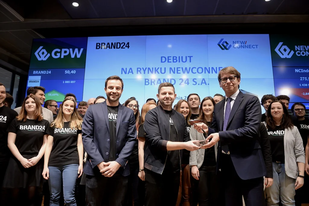 Uroczystość debiutu na rynku NewConnect GPW